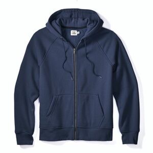 Flint And Tinder 10 Year Full Zip Hoodie Navy Blue M